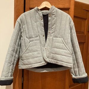 Quilted Denim Jacket
